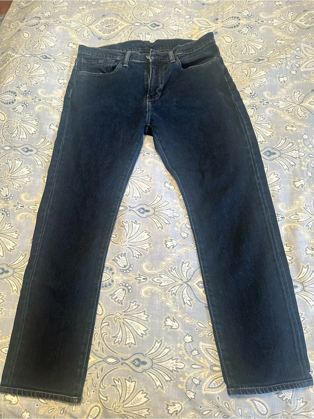 Levi's 510 Slim Straight Jeans in Blue Denim with Red Tab